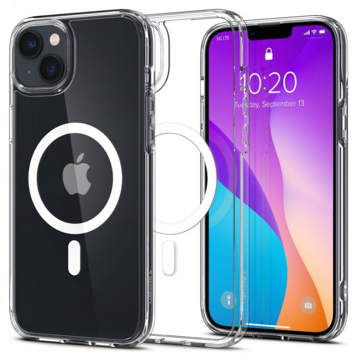 Ốp Lưng iPhone 14 Spigen Crystal Hybrid Magfit