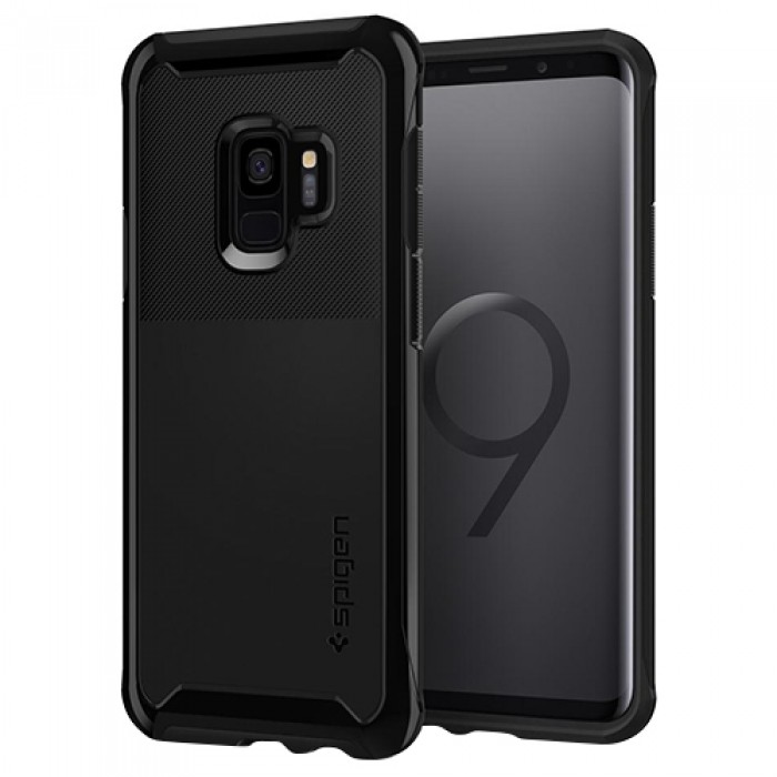 Ốp lưng SamSung Galaxy S9 Spigen Neo Hybrid Urban (Đen Bóng)