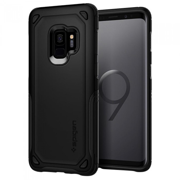 Ốp lưng SamSung Galaxy S9 Spigen Hybrid Armor (Đen)