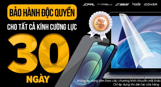 Bảo hành kính cường lực